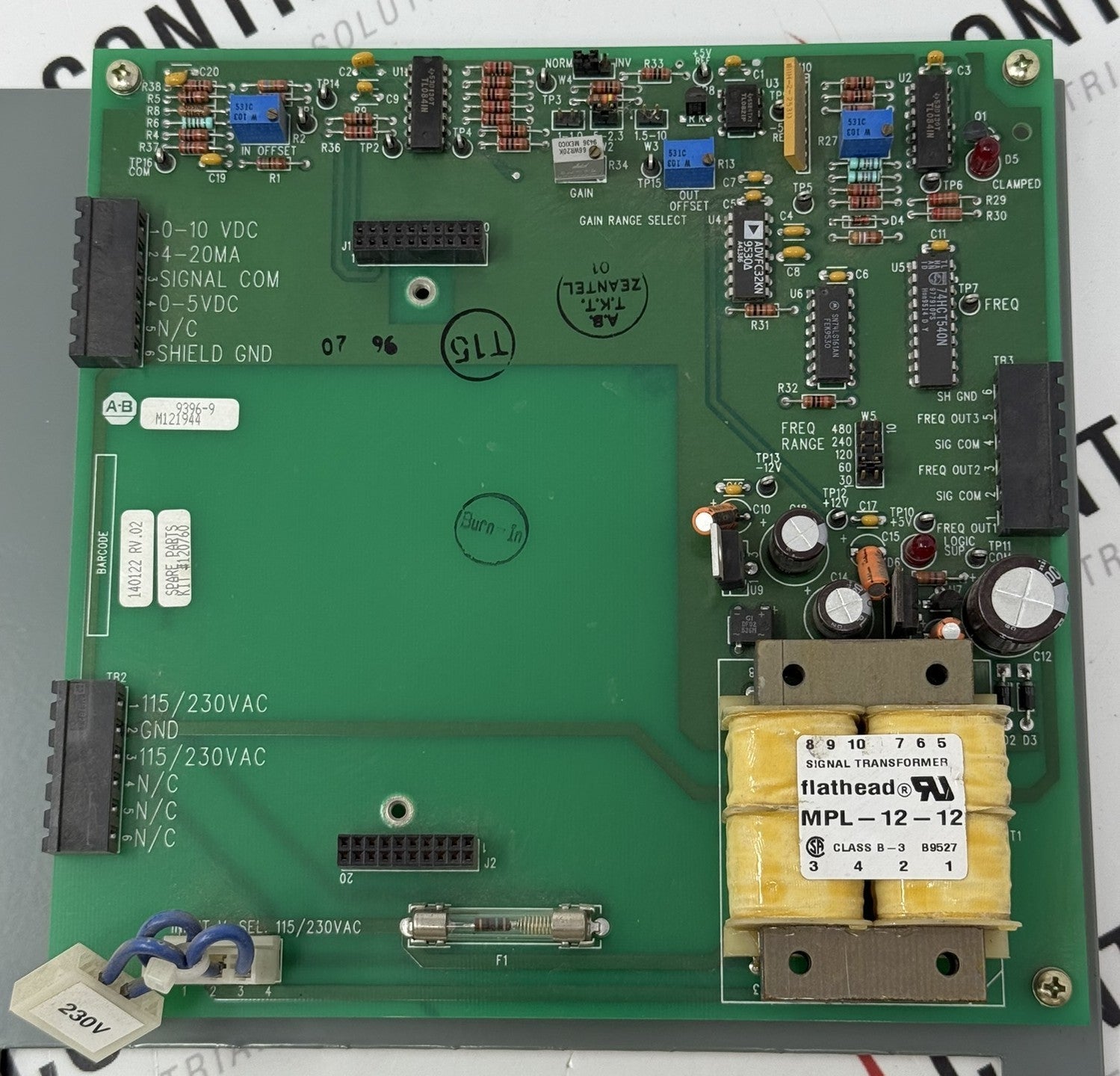 Allen-Bradley 140122  Isolation Signal Drive Board RV.021