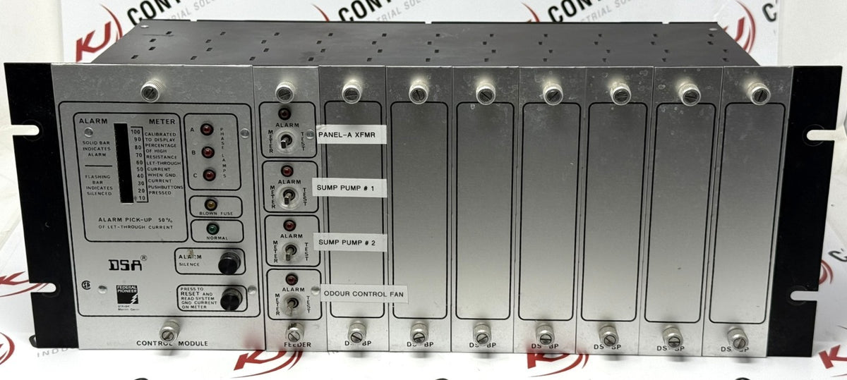 Federal Pioneer DSA-MF2 Ground Fault Alarm System DSA-FM 4-Circuit Module0