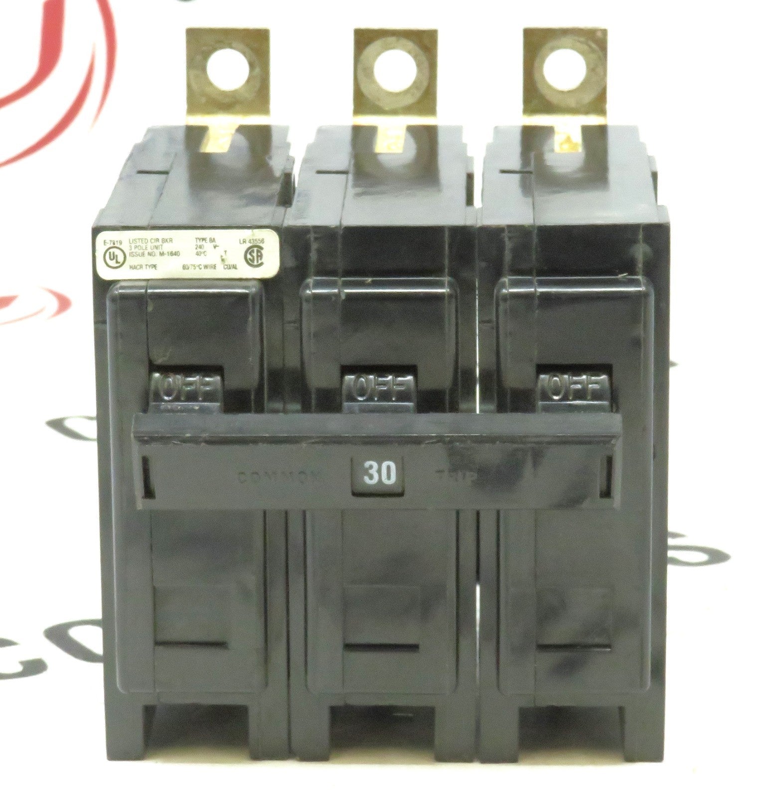 Eaton Cutler-Hammer BAB3030H 3P 30A 240V 10kA Circuit Breaker0