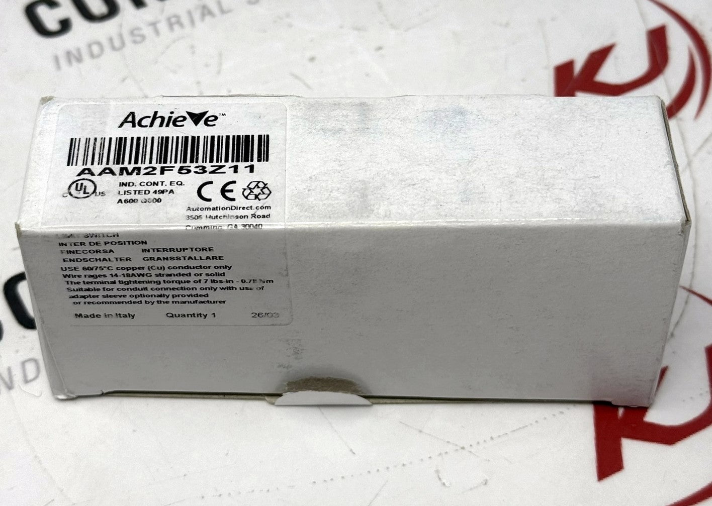 AutomationDirect AAM2F53Z11 IEC Limit Switch Roller Lever0