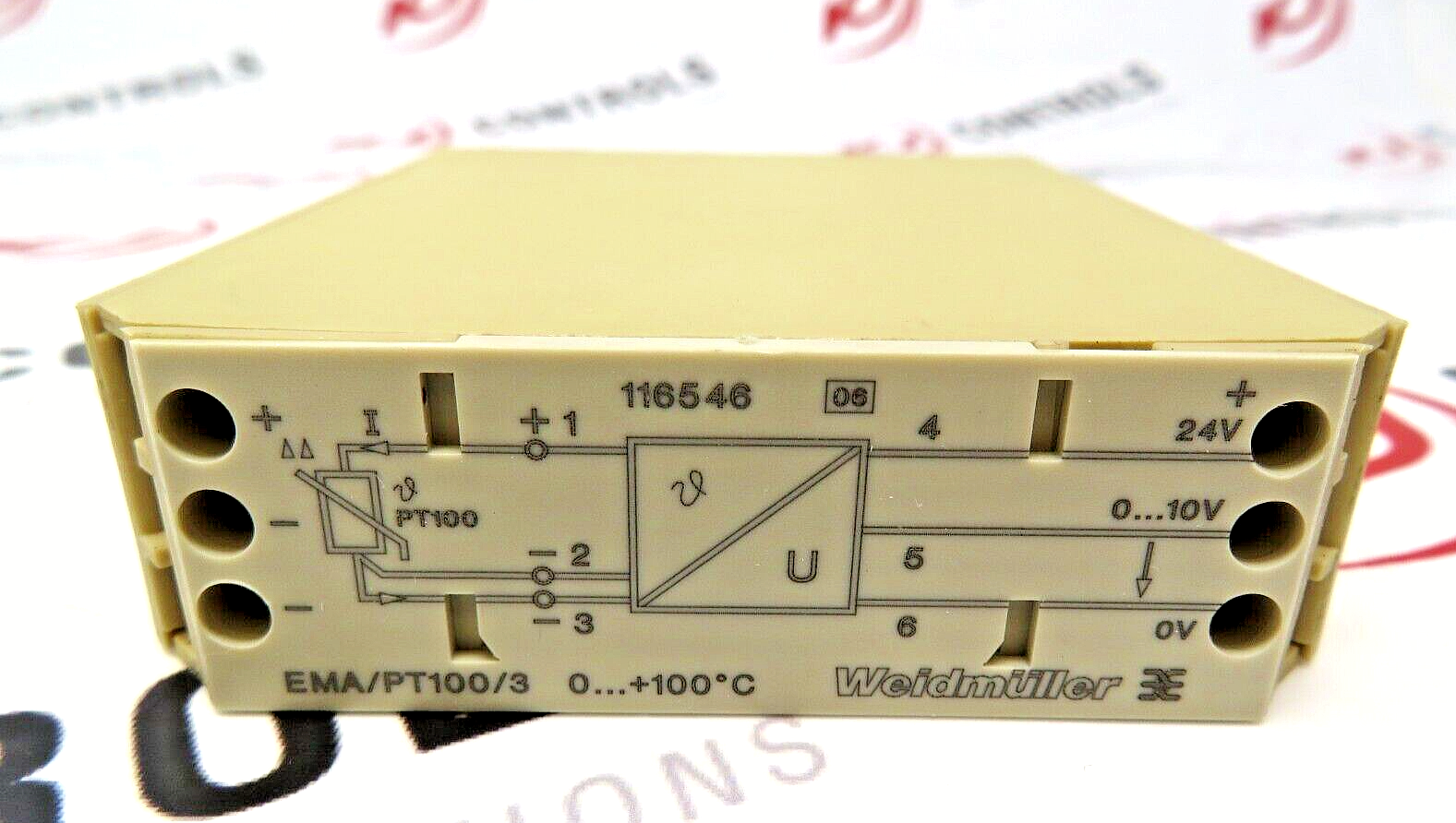 Weidmüller EMA/PT100/3 116546 Temperature Transducer