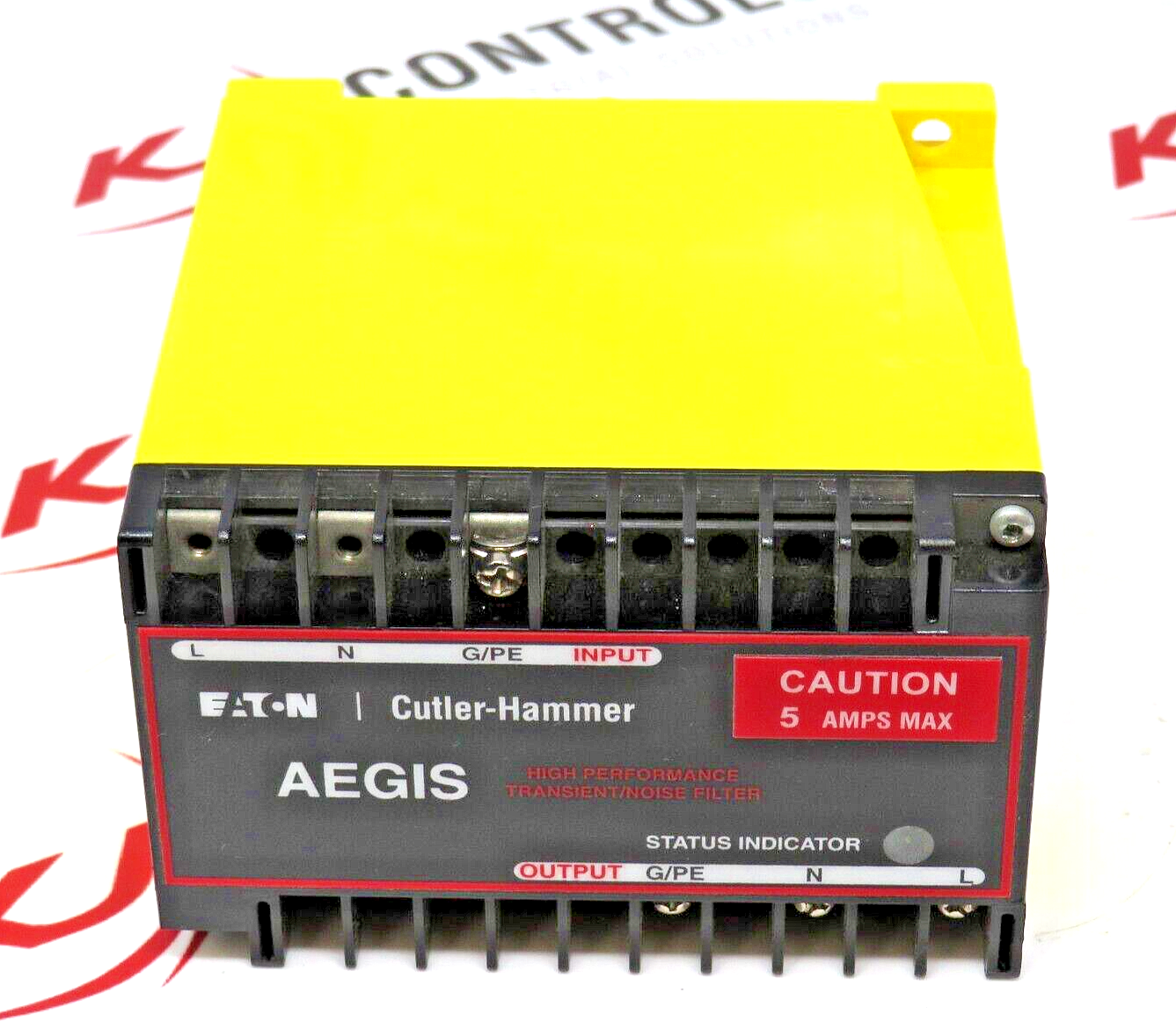 Eaton Cutler-Hammer AGSHWCH120N05XS Surge Suppressor EMI Filter 120V 5A DIN Rail