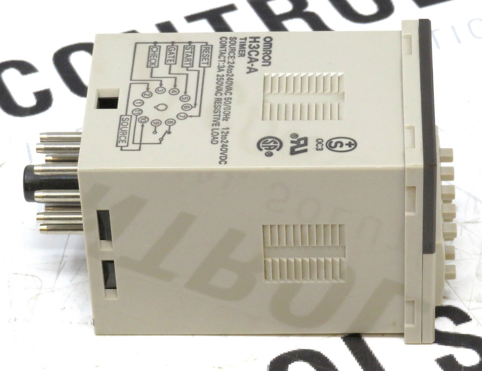 Omron H3CA-A Digital Timer 11-Pin 24-240VAC/VDC SPDT Socket Mount2
