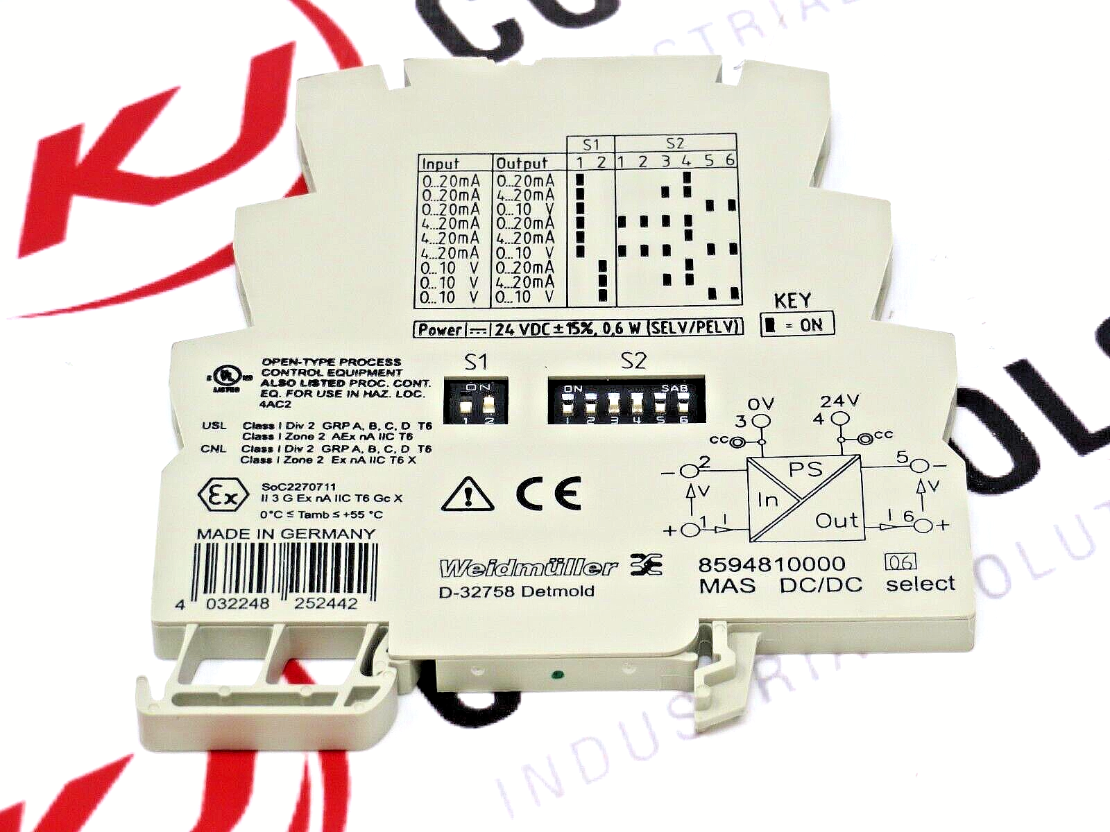 Weidmuller MAS-DC/DC-SELECT 8594810000 24VDC Signal Converter