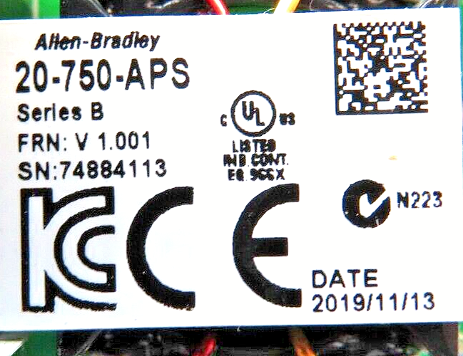Allen-Bradley 20-750-APS,  PowerFlex 750,  24V DC Auxiliary Power Supply Module