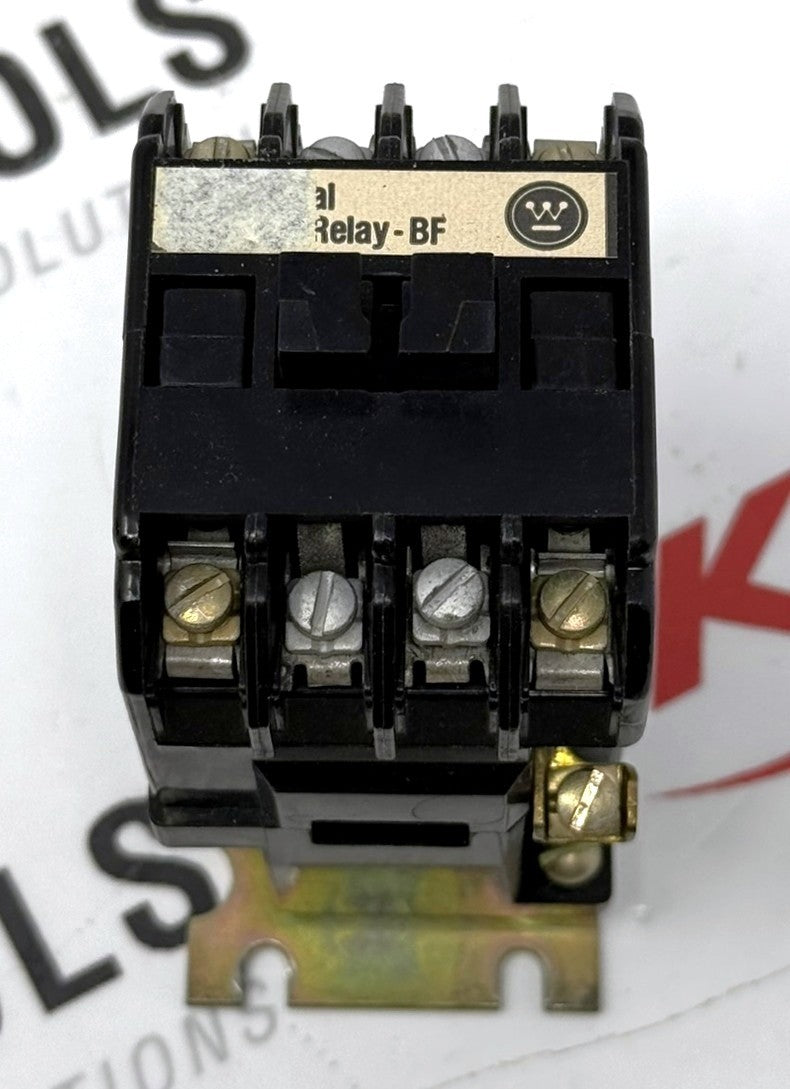 Westinghouse Type BF 4-Pole Industrial Control Relay 120VAC0