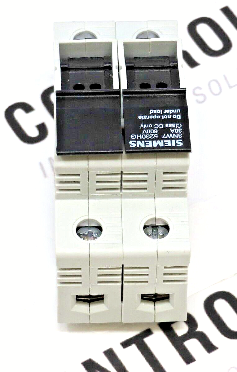 Siemens 3NW7523-0HG SITOR Class CC Fuse Holder (34DX) 30A 600V NH Size 2