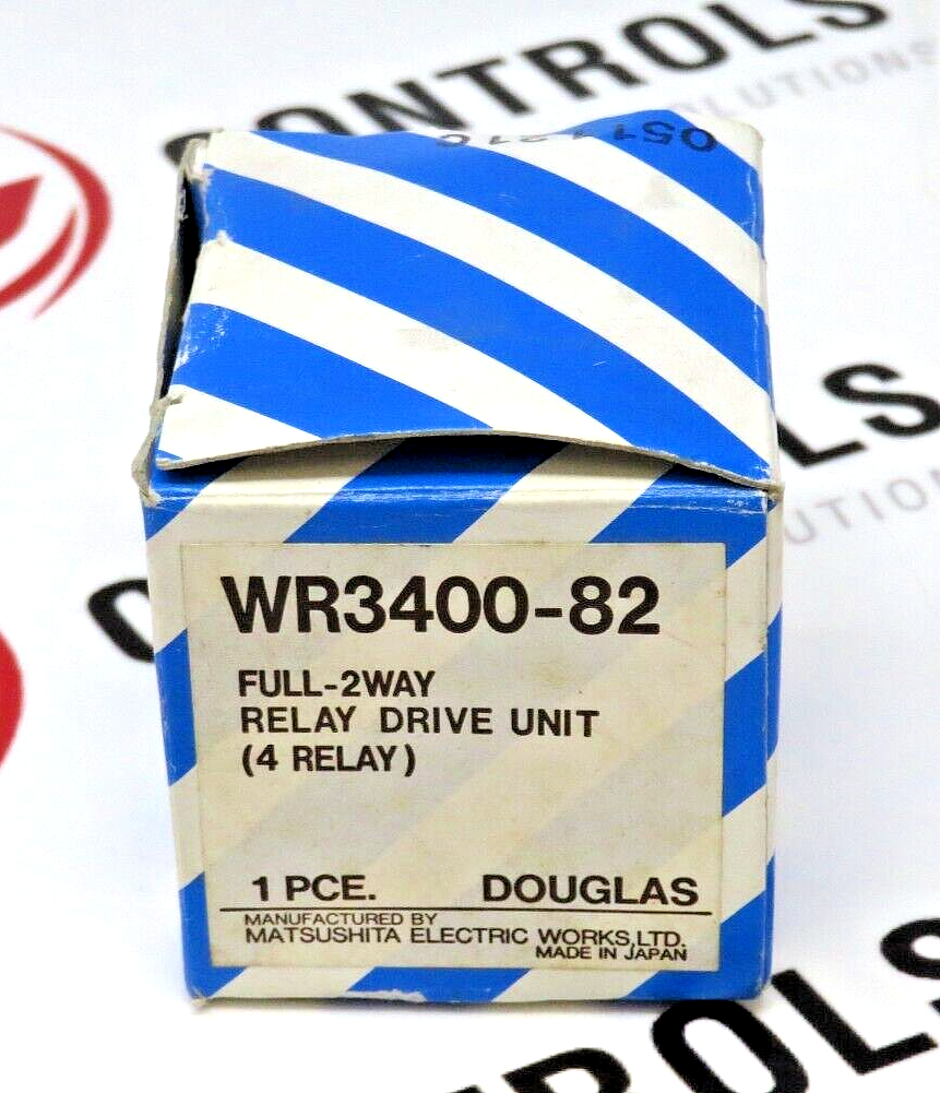 Panasonic WR3400-82 Full-2-Way Relay Drive Unit with WR3991-8 DIN Rail Mount