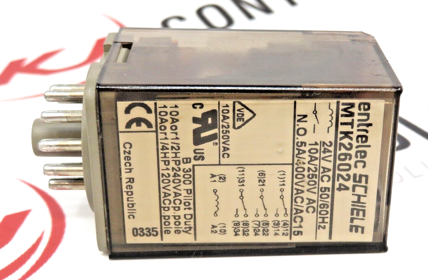 ABB Entrelec Schiele MTK26024 Multifunction Timer Relay, 24VAC