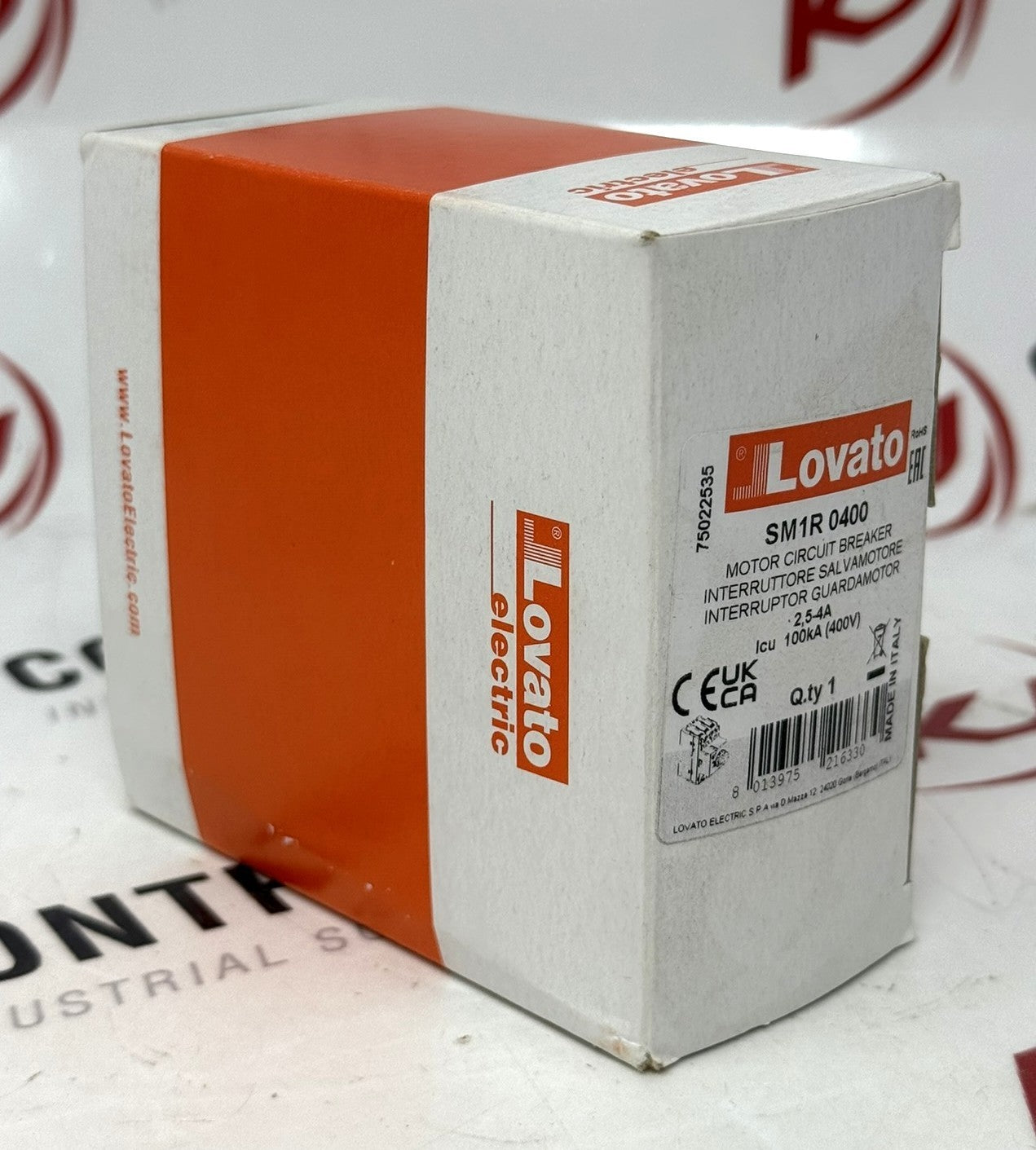Lovato SM1R0400 3-Pole 2.5-4A Motor Protection Circuit Breaker0
