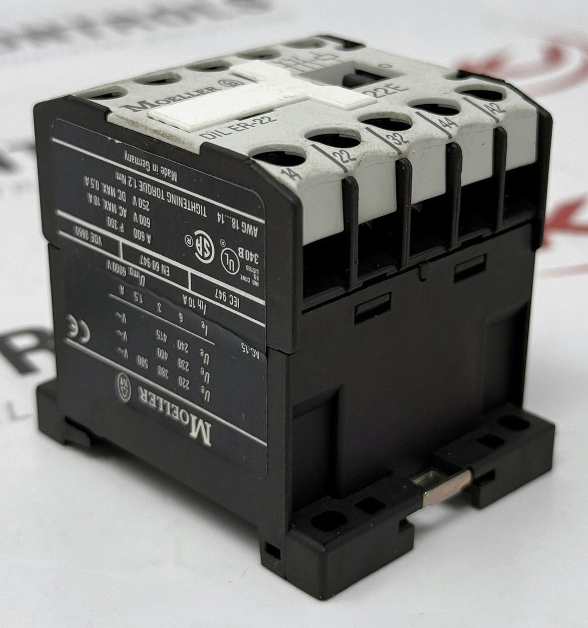 Moeller DILER-22 10A 600V Control Relay 2NO 2NC2