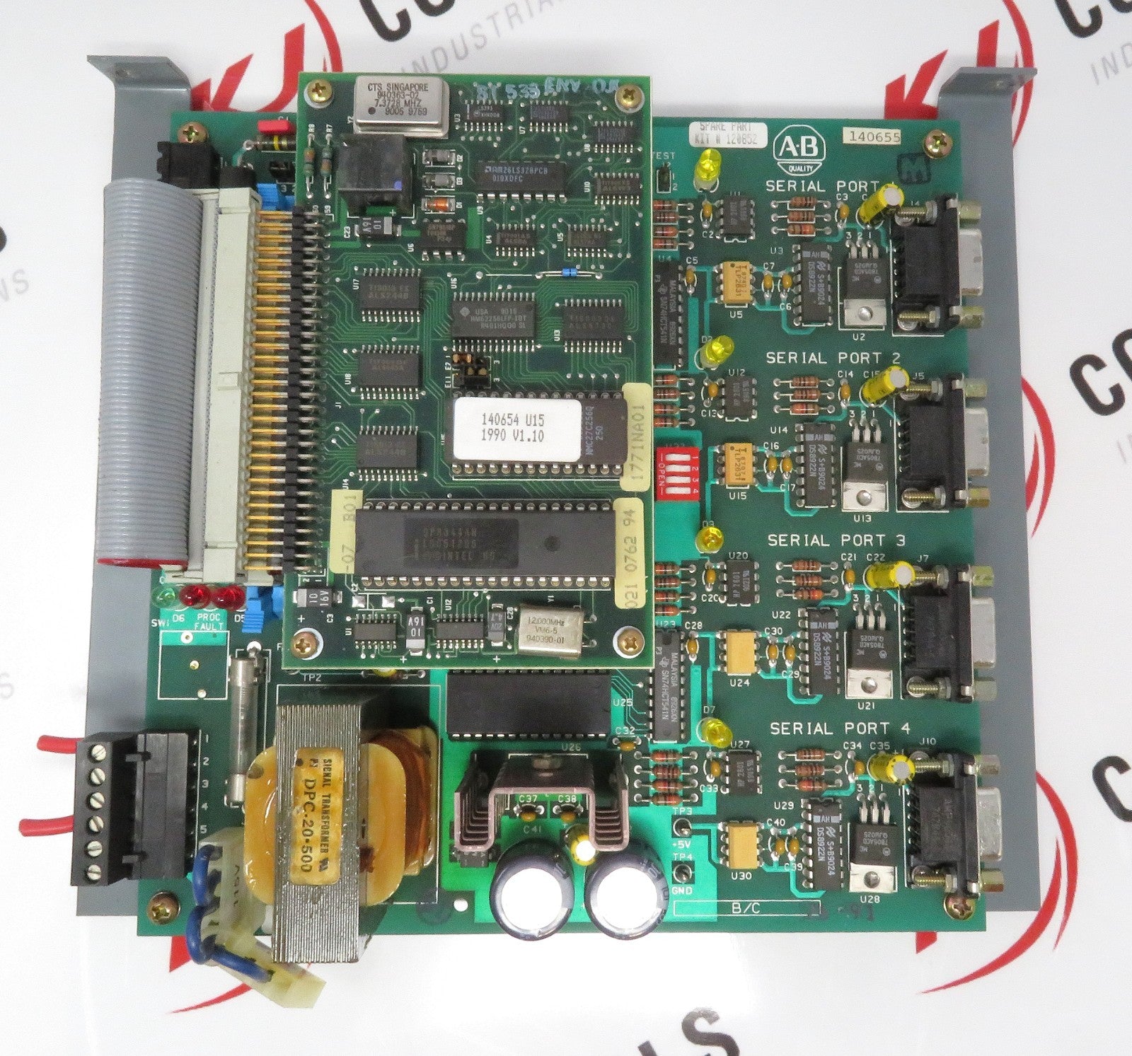 Allen-Bradley 1771-NA Remote I/O Interface Kit 4-Port RS-232C 120852 Ver 2.011