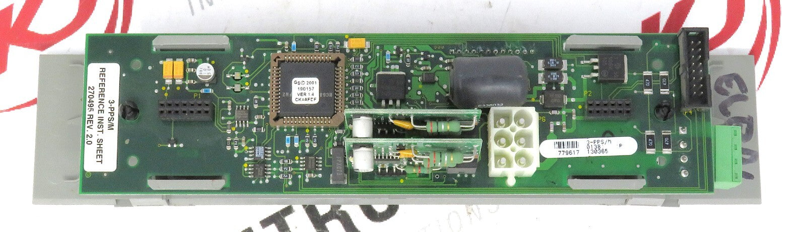 General Signal 3-PPS/M LED Annunciator Pushbutton Module 270495 Rev 2.03