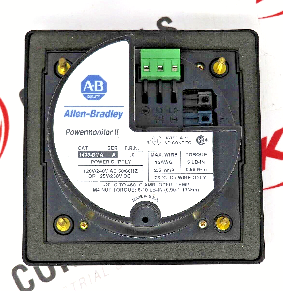 Allen-Bradley Powermonitor II 1403-DMA Display Module