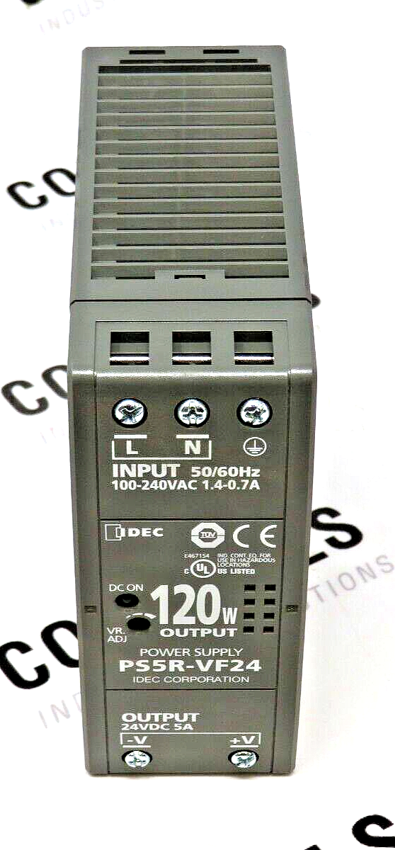 IDEC PS5R-VF24 24V Output 120W 5A Power Supply (No Factory Packaging)