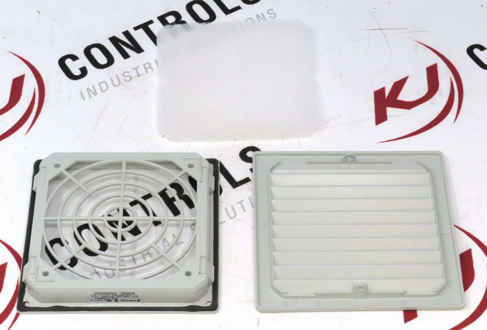 Nvent Hoffman SG0400404 4" Exhaust Grille Kit IP54 w/ Filter & Template2