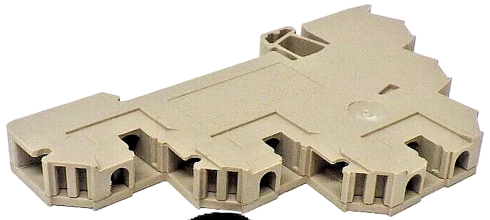 Weidmüller DLD 2.5 DB Terminal Block & AP DLD2.5 DB End Plate, (Lot of 4)