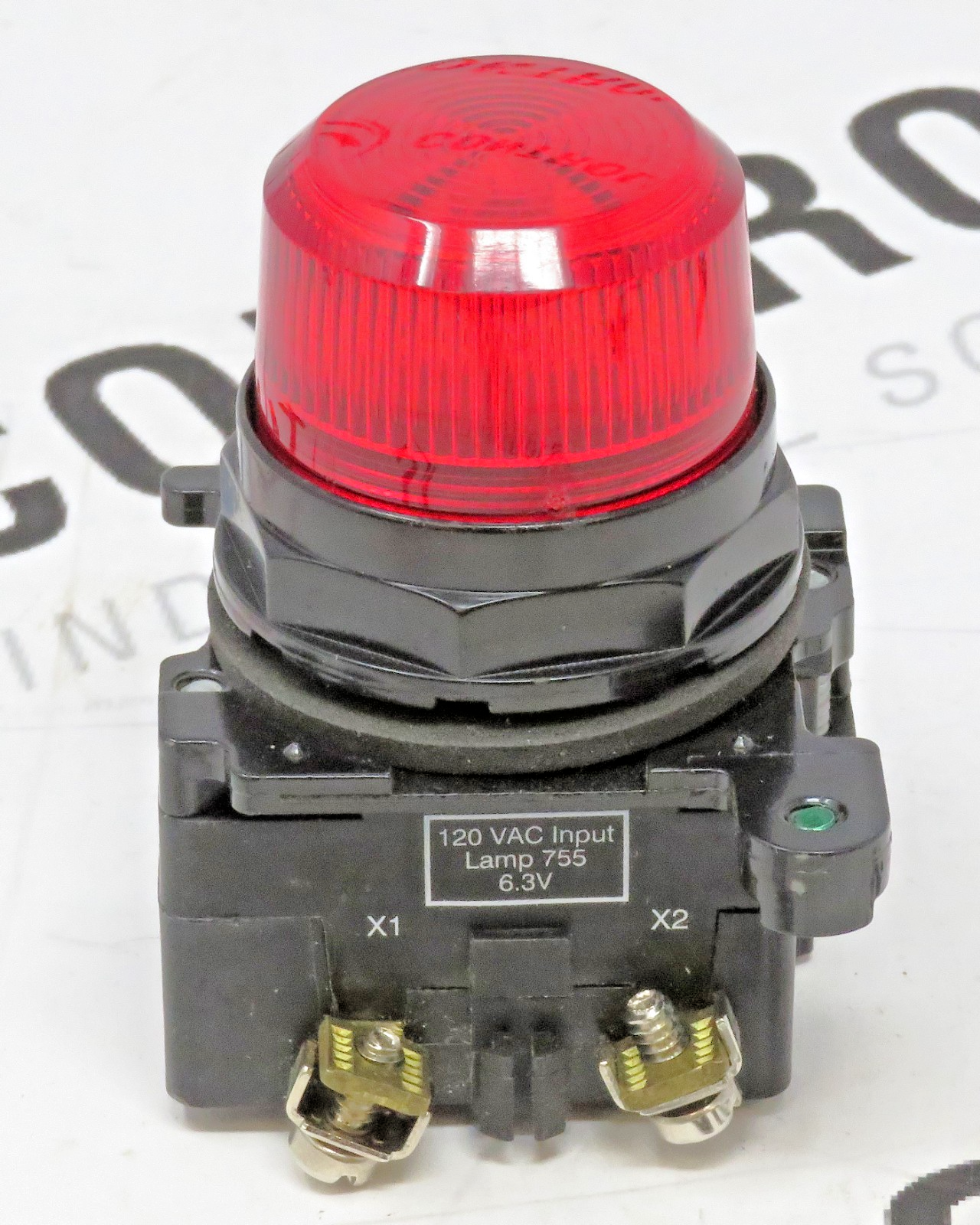 Eaton Cutler-Hammer E34TB120H2X 120V Red Industrial Pilot Light0