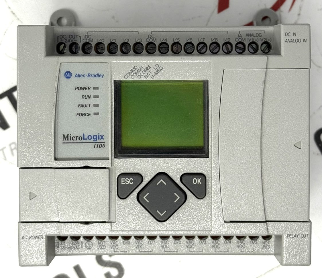 Allen-Bradley 1763-L16BWA MicroLogix 1100 PLC Controller0