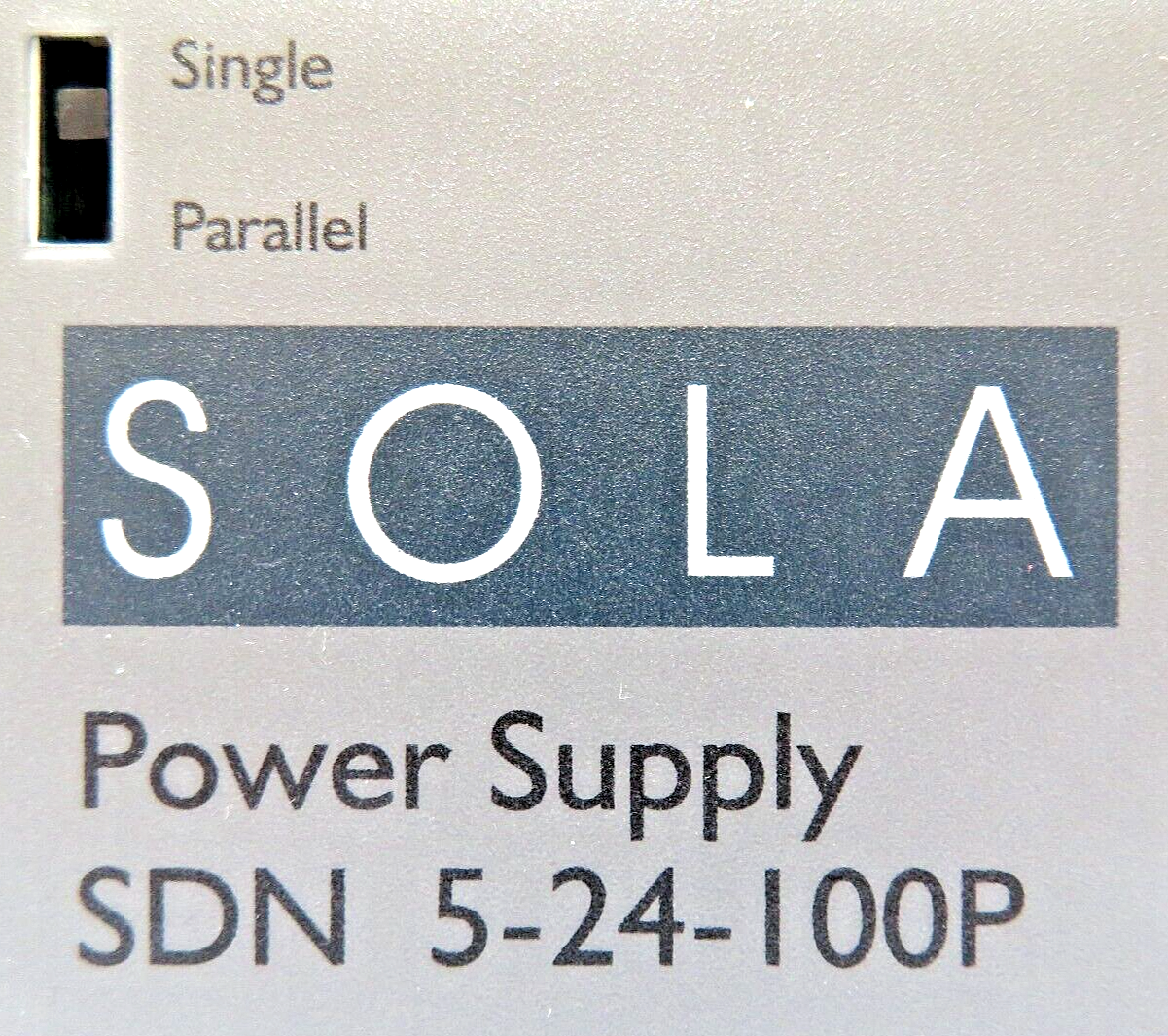 Emerson Sola SDN 5-24-100P 24VDC 5A DIN Power Supply