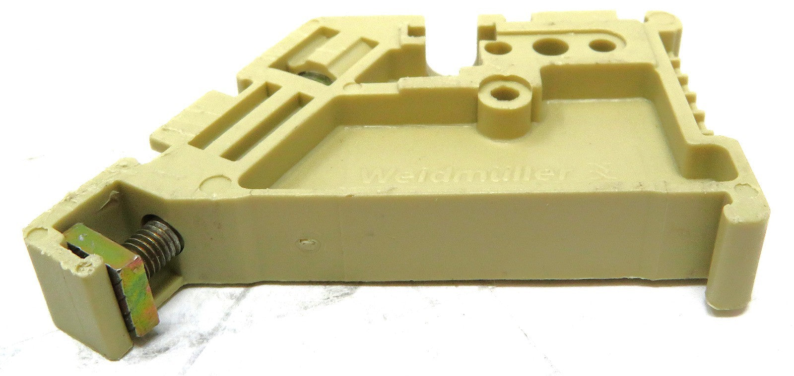 Weidmüller EW 35 DIN Rail End Bracket Stopper Beige – Lot of 93