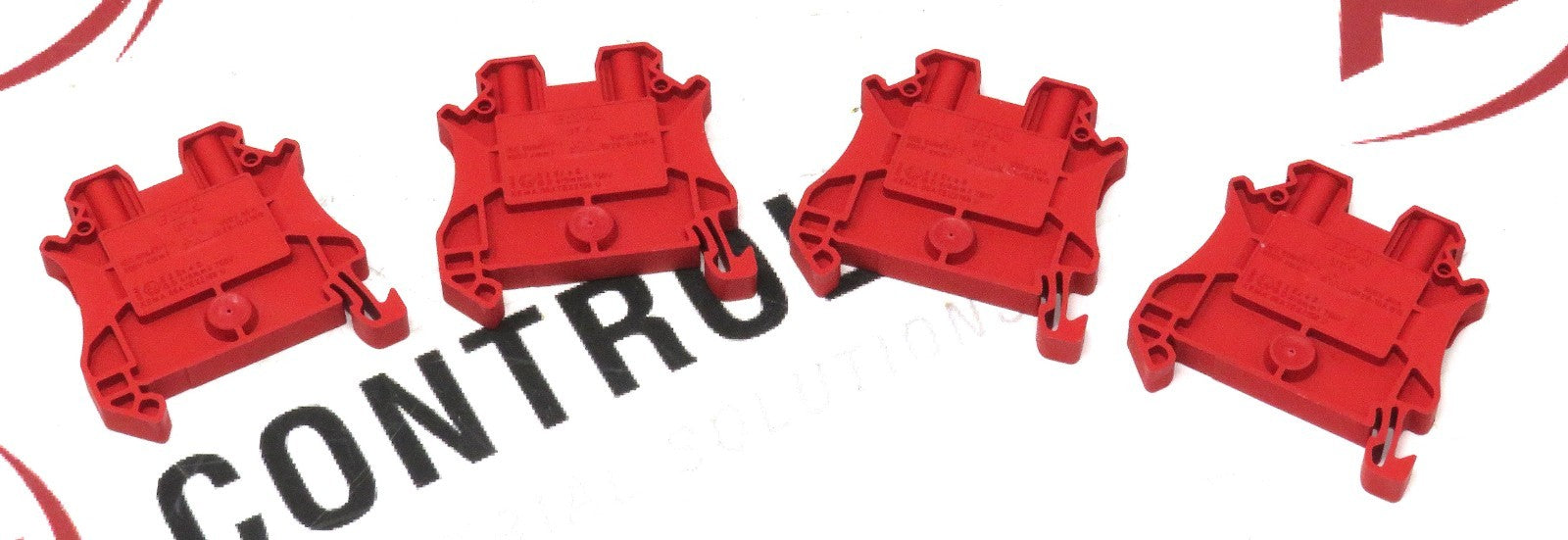Eaton UT4RD Terminal Blocks Red 800V 30A 4mm² 26-10AWG DIN Rail (Lot of 4)0