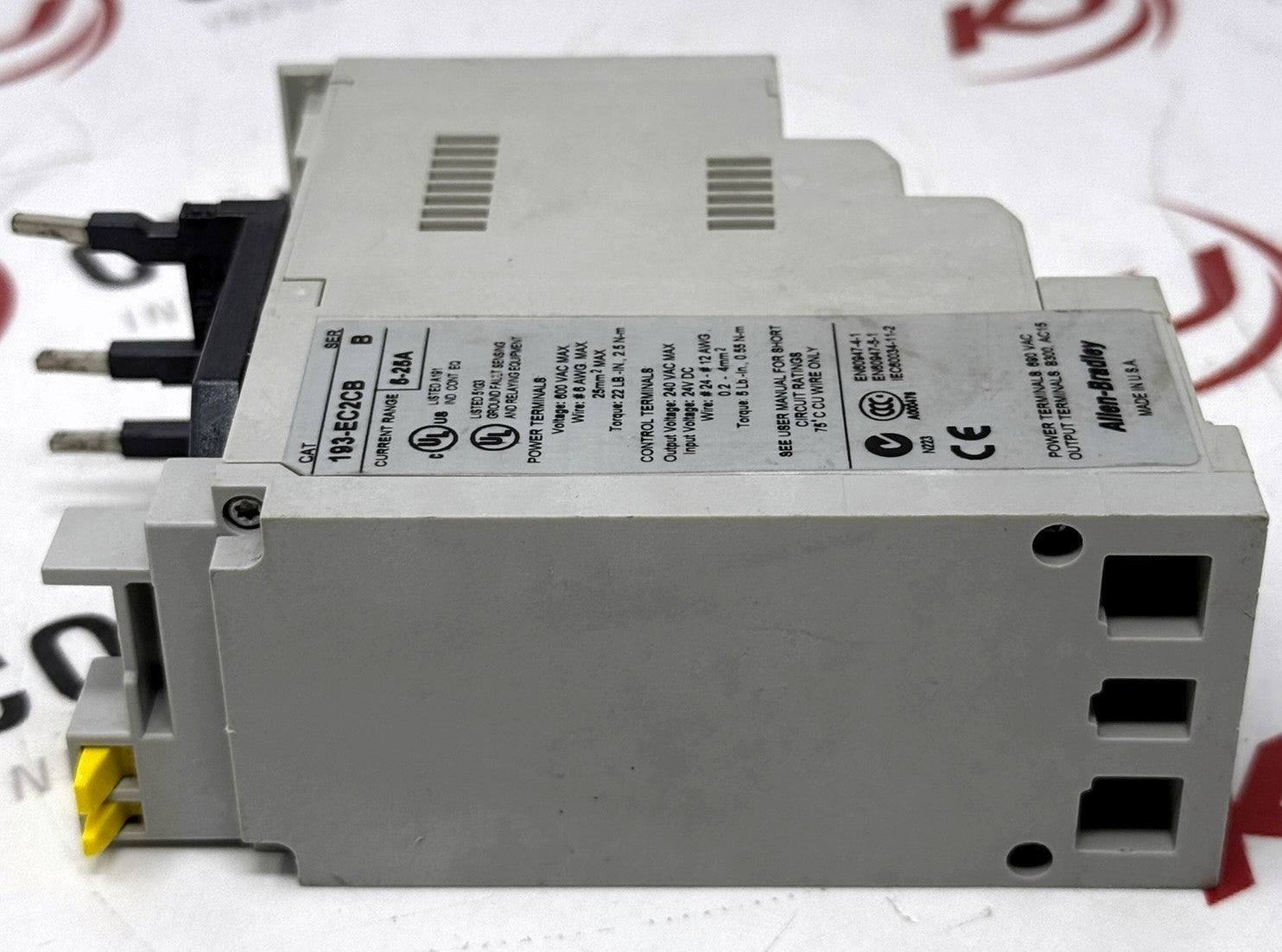 Allen-Bradley 193-EC2CB E3 Plus Overload Relay 5-25A4
