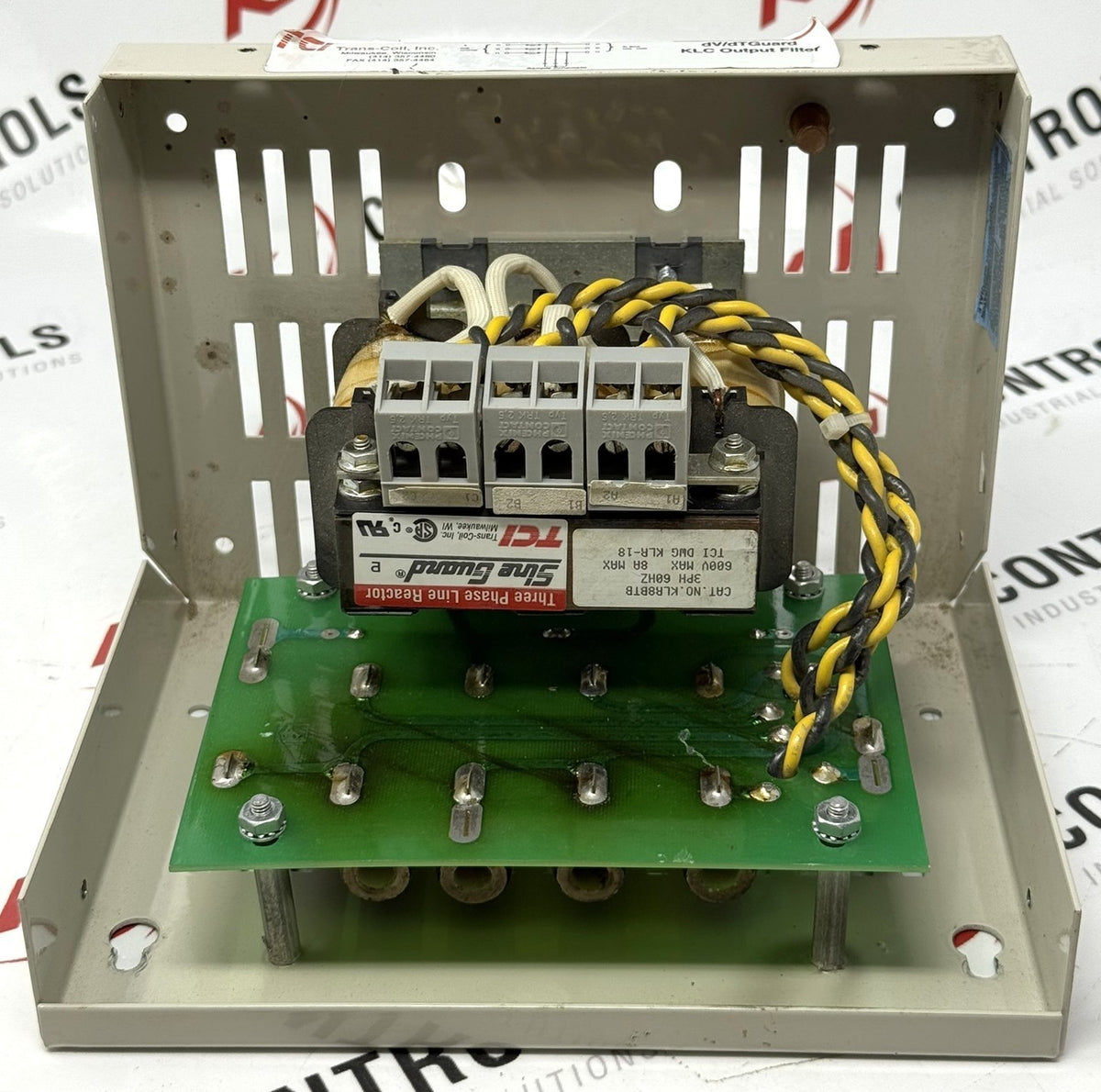 TCI Trans-Coil KLC8BE 3-Phase Guard Output Filter 8A 480V0