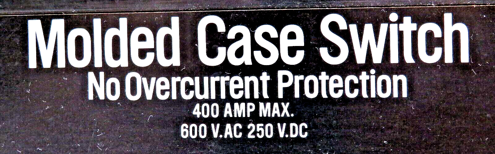 Westinghouse LA7100CNW Type LA 400A 3P Moulded Case Switch No Overcurrent/Trip