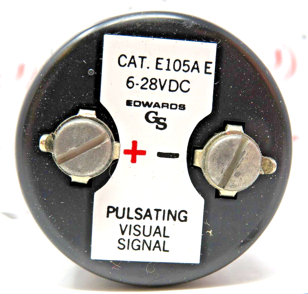 Edwards E105AE Lumatone Electronic Signal Pulsating Audio/Video Buzzer 6-28 VDC