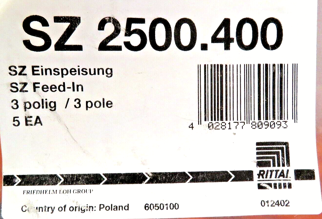 Rittal SZ 2500 400 Connection Cable For LED System Light 3 Pole 3m rittal-sz-2500-400-connection-cable-for-led-system-light-3-pole-3m