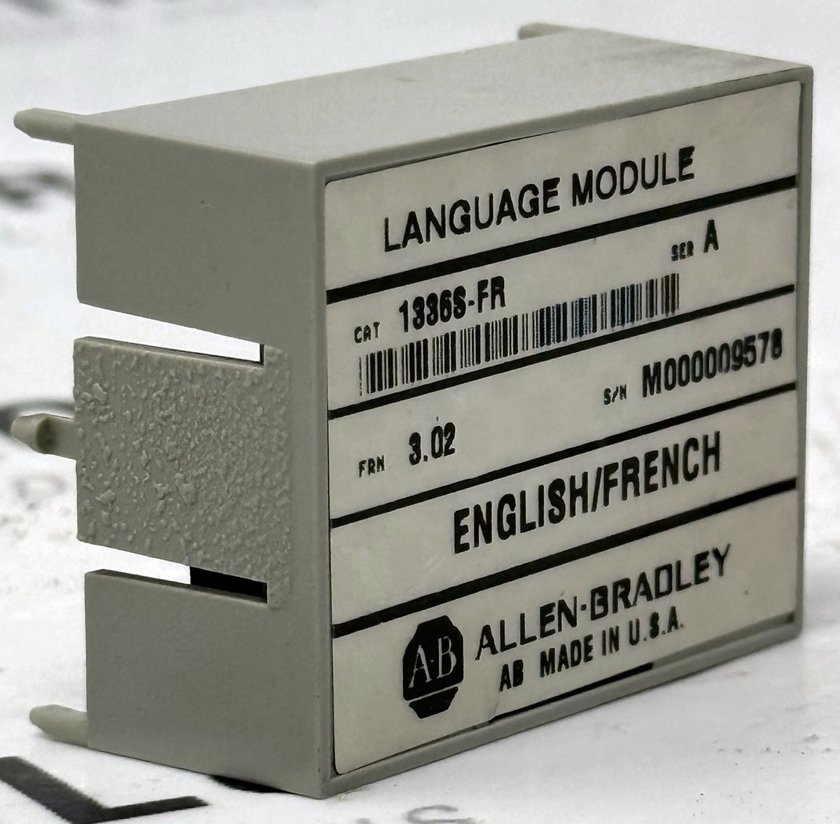 Allen-Bradley 1336S-FR 1336 PLUS English/French Language Module1