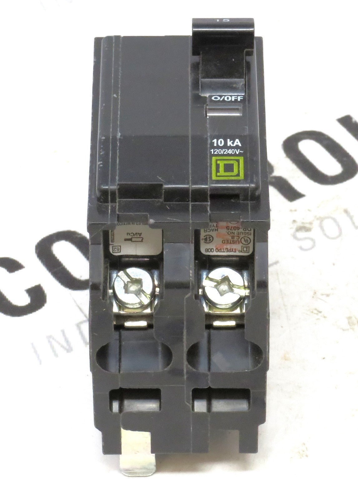 Schneider Electric Square D QOB215 15A 2-Pole 120/240V Bolt-On Circuit Breaker2