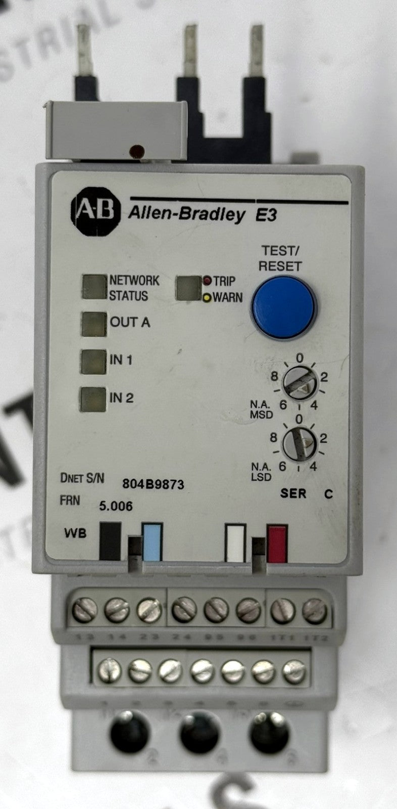 Allen-Bradley 193-EC1PB E3 Overload Relay 0.4-2A1