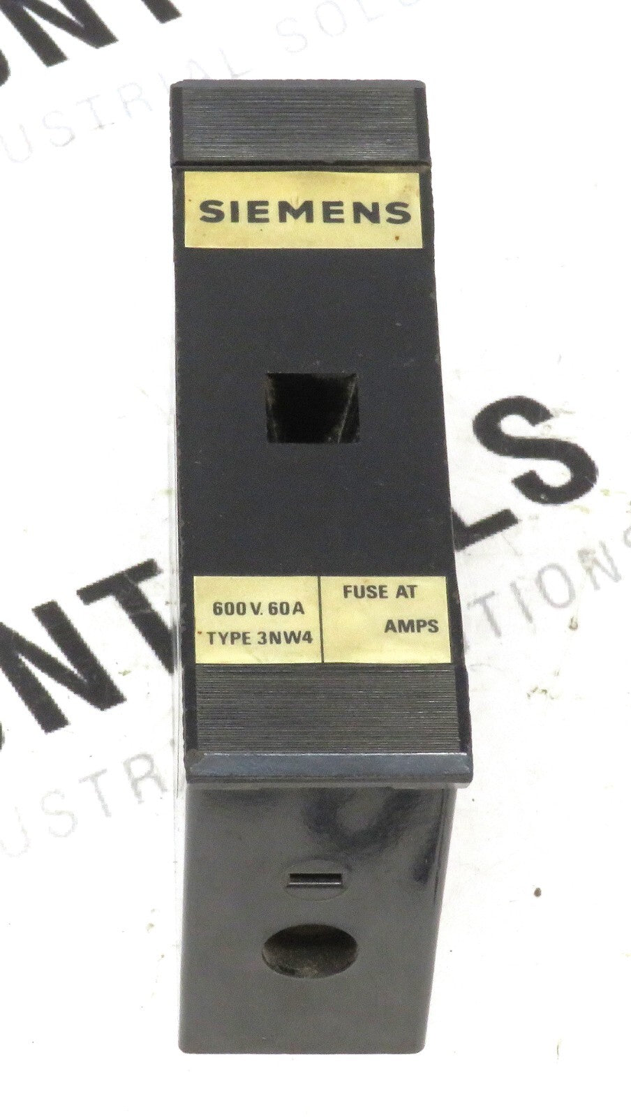 Siemens 3NW460A 1-Pole 30A 600V AC Fuse Holder Type 3NW40