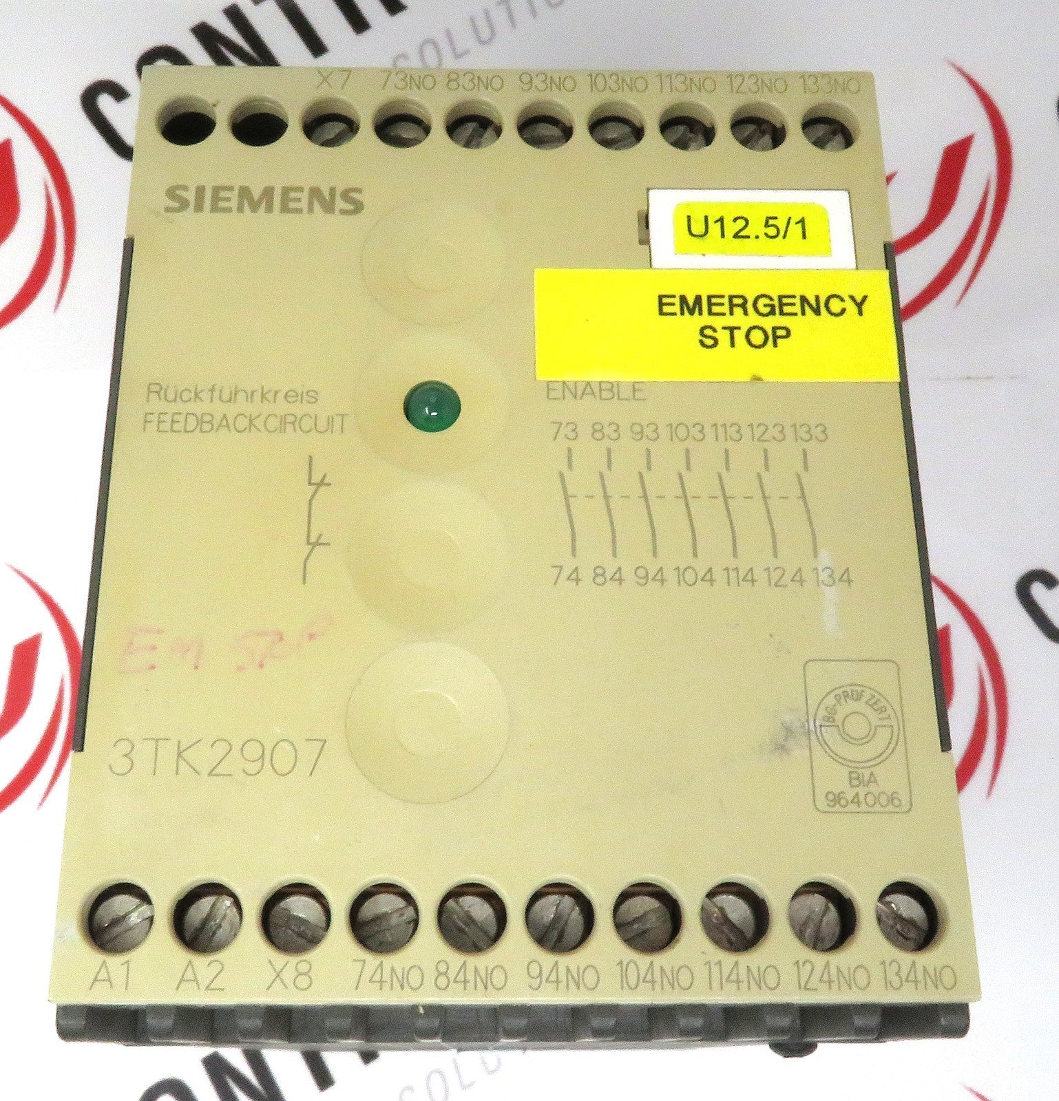 Siemens 3TK2907-0BB4 Safety Expansion Module 24VDC 7NO DC Solenoid2