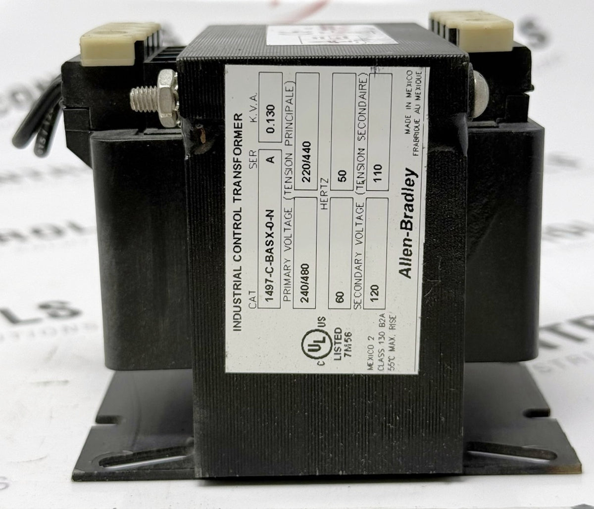 Allen-Bradley 1497-C-BASX-0-N 130VA Control Transformer 240/480V3