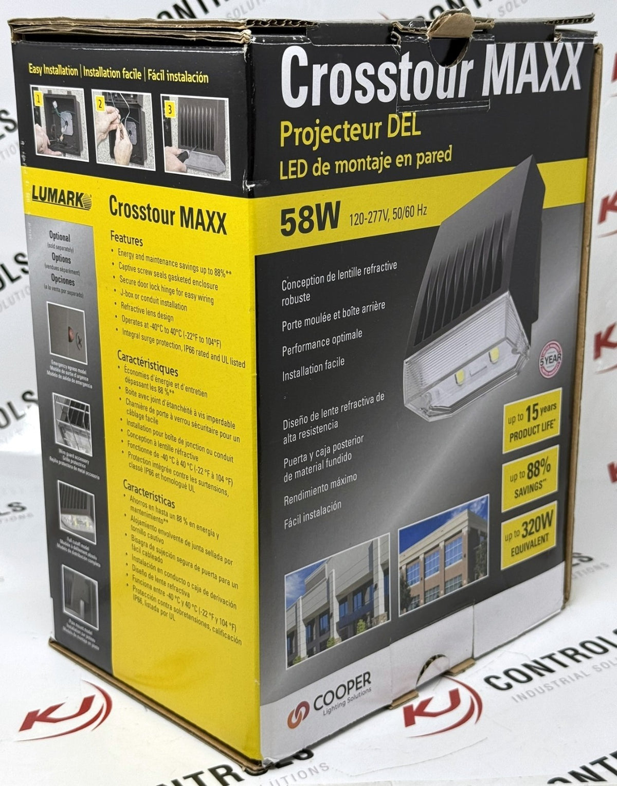 Cooper Lumark XTOR6BRL LED Wall Pack 120-277V 58W 5000K2