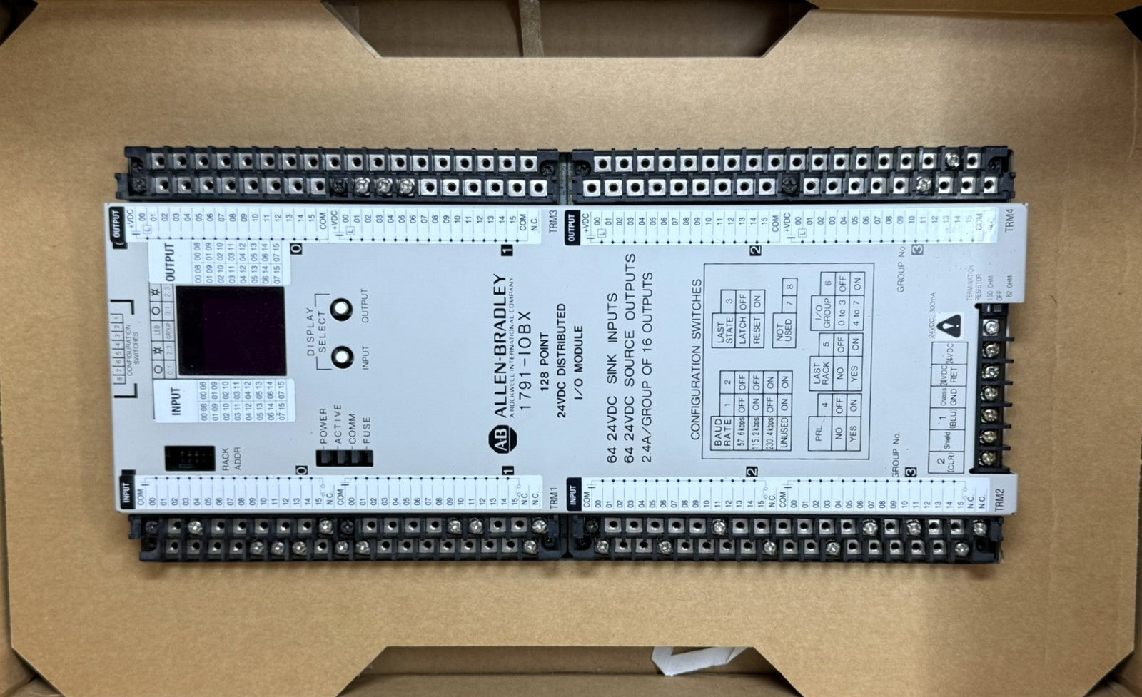 Allen-Bradley 1791-IOBX 128-Point Distributed Block I/O Module (Original Box)2
