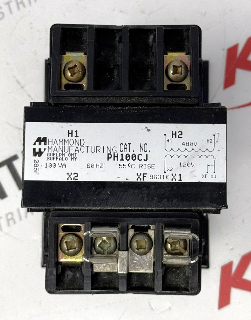 Hammond PH100CJ 100VA Control Transformer 480-120V1