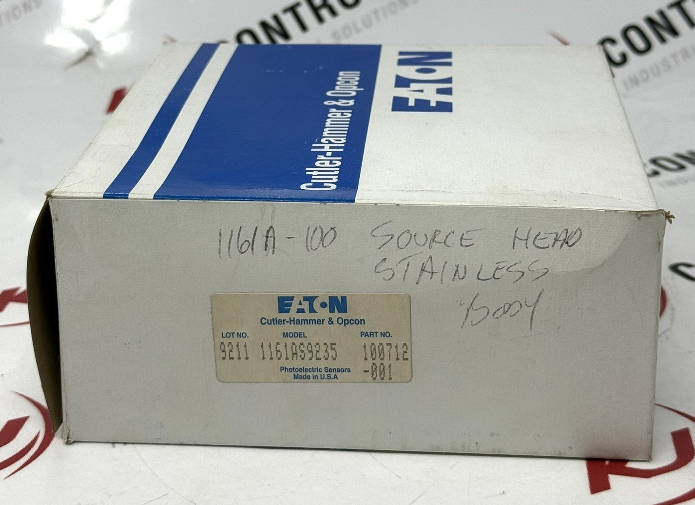 Eaton Cutler-Hammer Opcon 1161AS9235 Photoelectric Sensor Head 1ft0