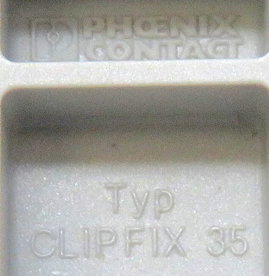 Phoenix Contact CLIPFIX 35 End Bracket for DIN Rail NS35 Snap-On Gray(Lot of 22)3