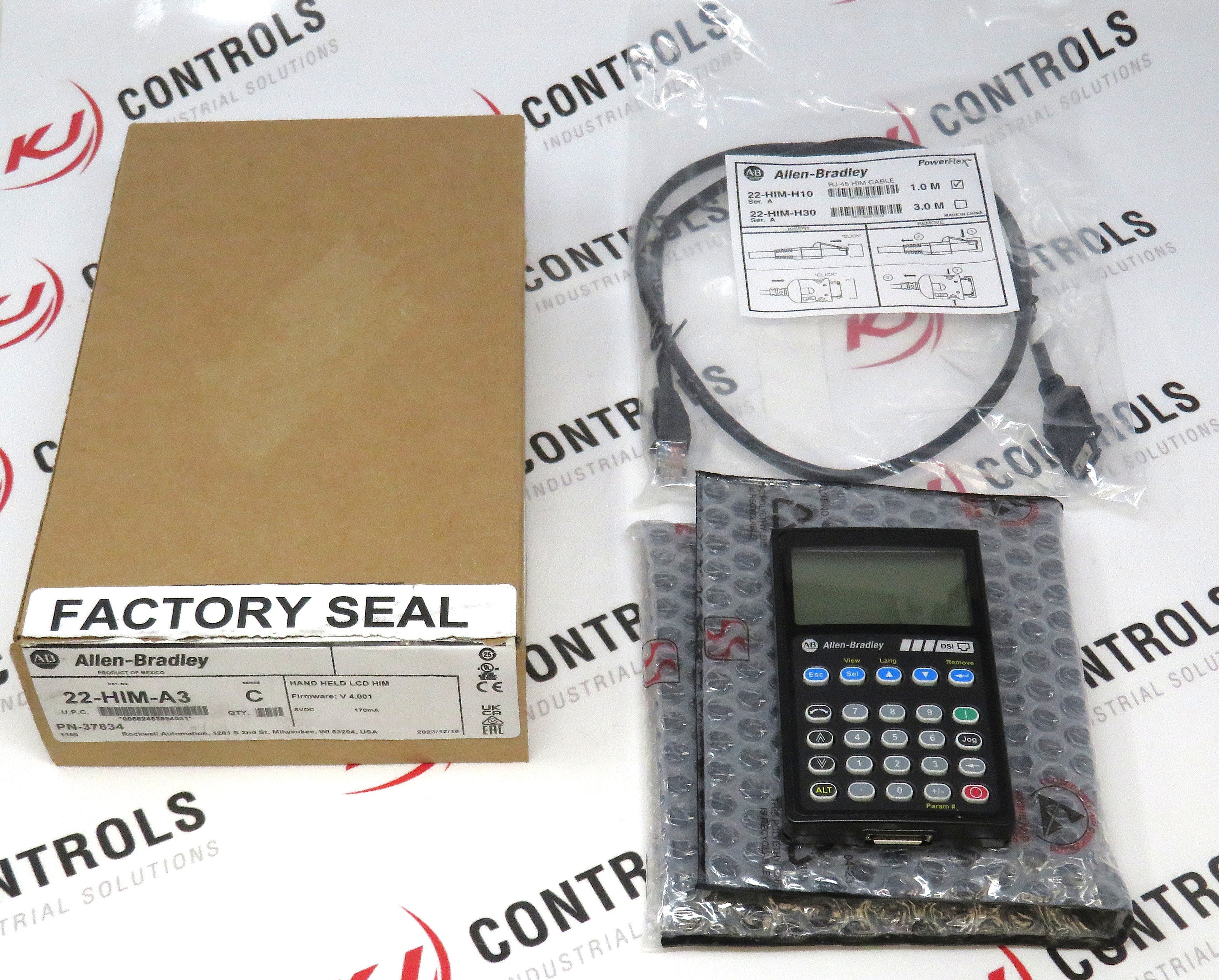 Allen-Bradley 22-HIM-A3 Hand Held LCD HIM DSI Interface 5VDC 170mA