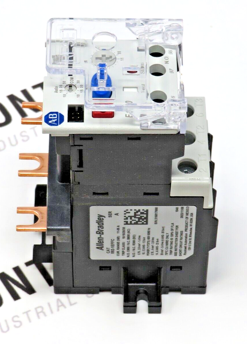 Allen-Bradley 592-1EFFC E100 Electronic 11-55A Overload Relay