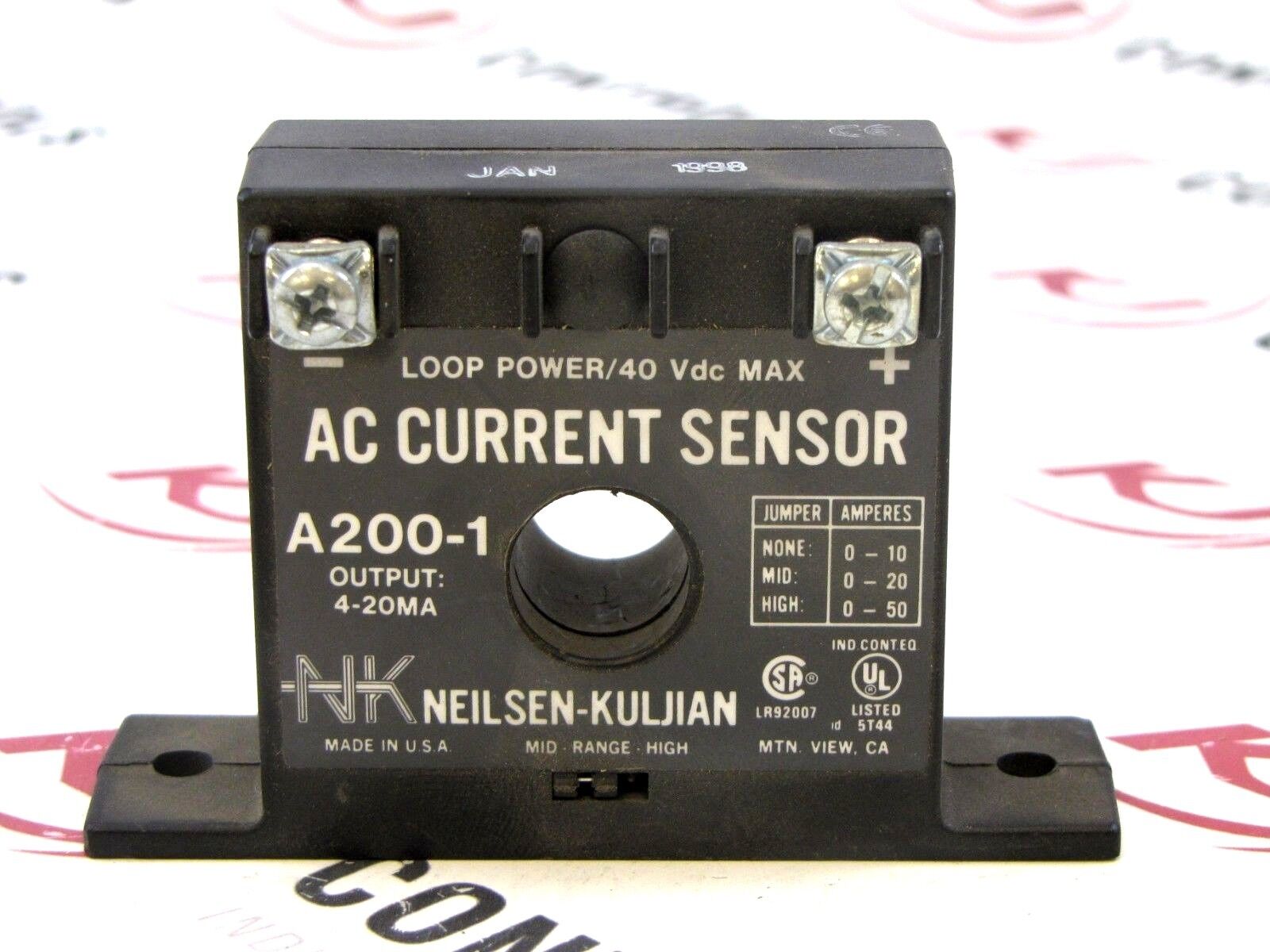 Neilsen Kuljian A200-1 Current Transmitter Loop Powered AC