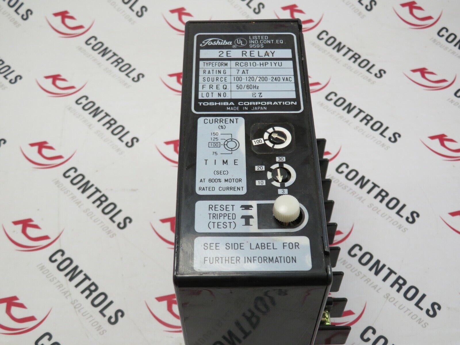 Toshiba RC810-HP1YU 2E Solid State Overload Relay