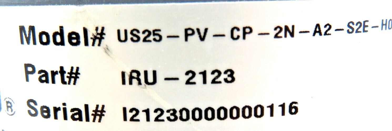 STI IRU-2123 Self-Contained Ultrasonic Sensor 1-25 Foot Range 24VDC