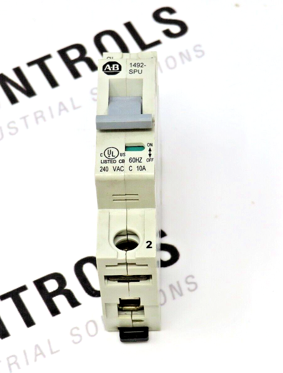 Allen-Bradley 1492-SPU1C100 10A Miniature Circuit Breaker 1-Pole 240VAC Series A