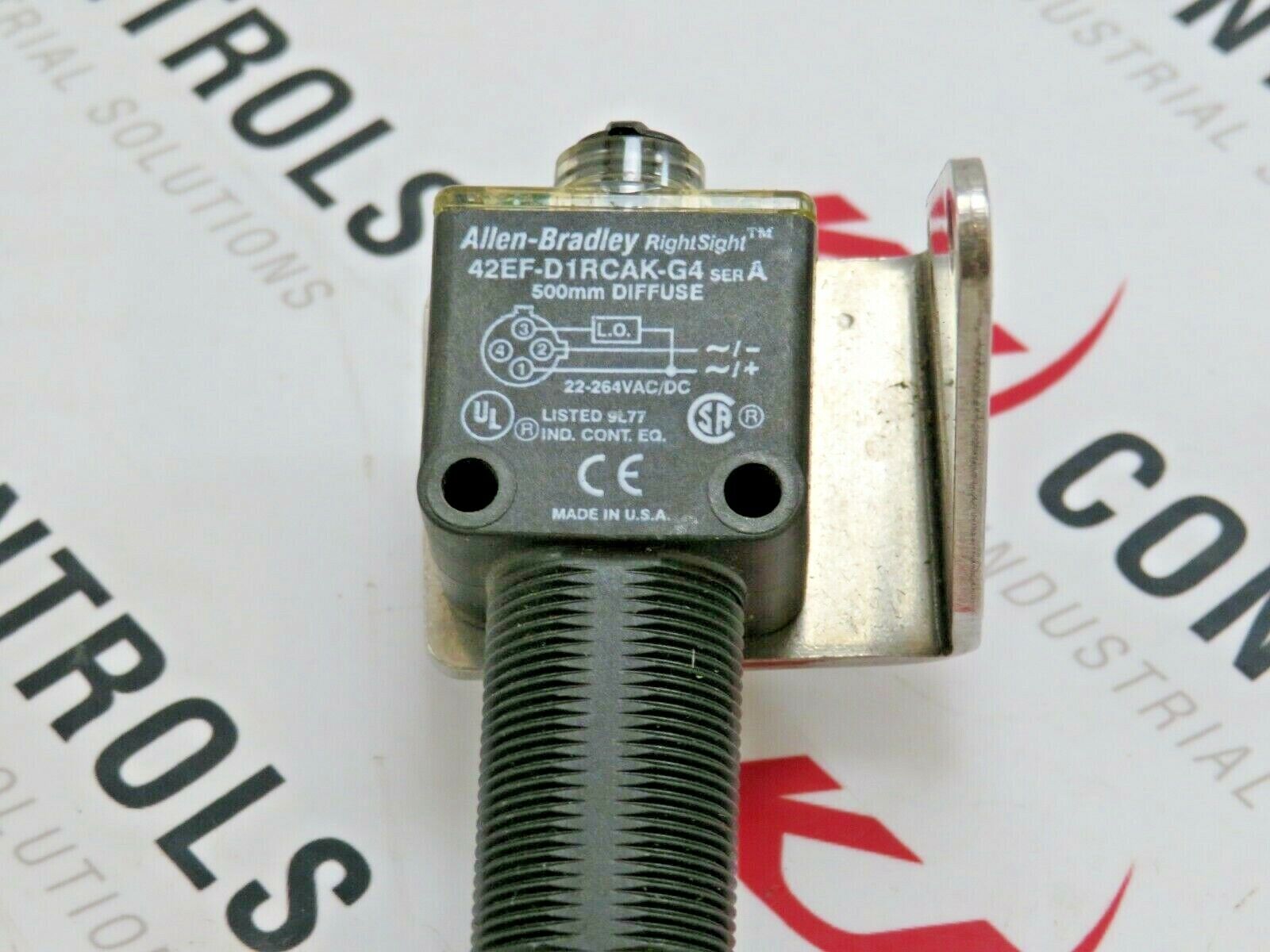 Allen-Bradley 42EF-D1RCAK-G4 RightSight Photoelectric Sensor Diffuse 500MM