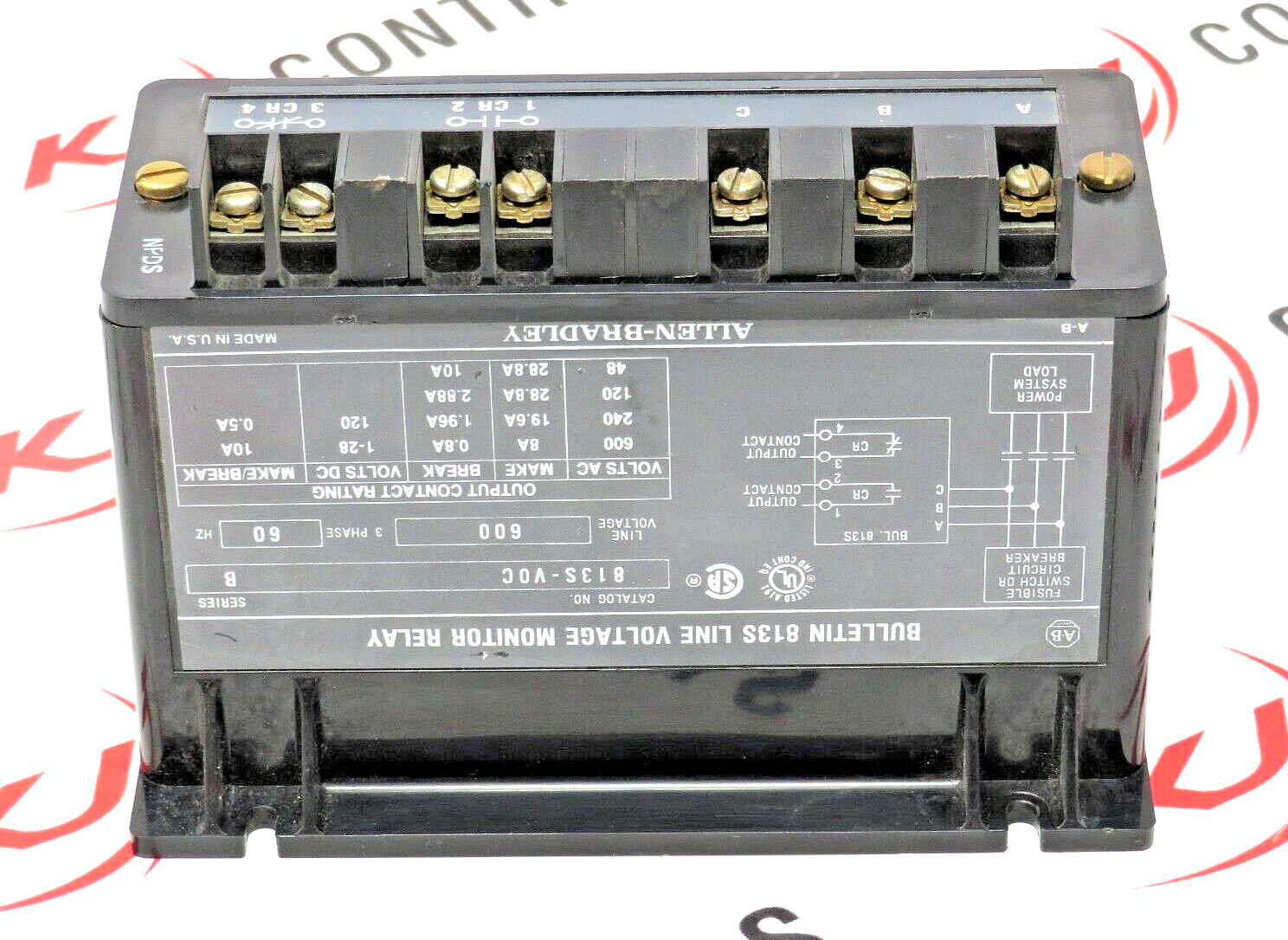 Allen-Bradley 813S-VOC Line Voltage Monitor Relay